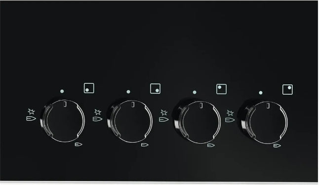 Płyta gazowa ELECTROLUX EGG6407K 59x51cm 4 palniki żeliwny ruszt czarny
